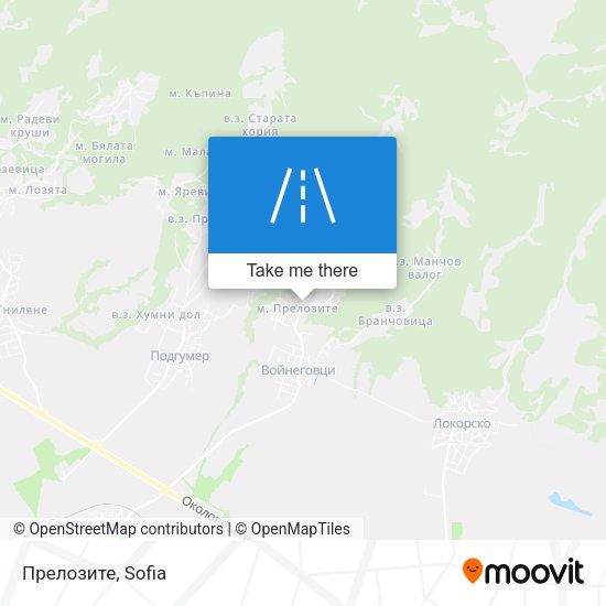 Карта Прелозите