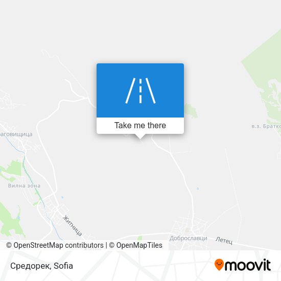 Средорек map