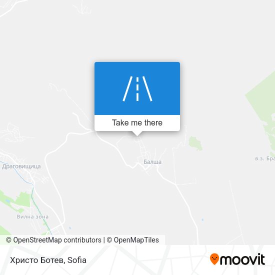 Христо Ботев map