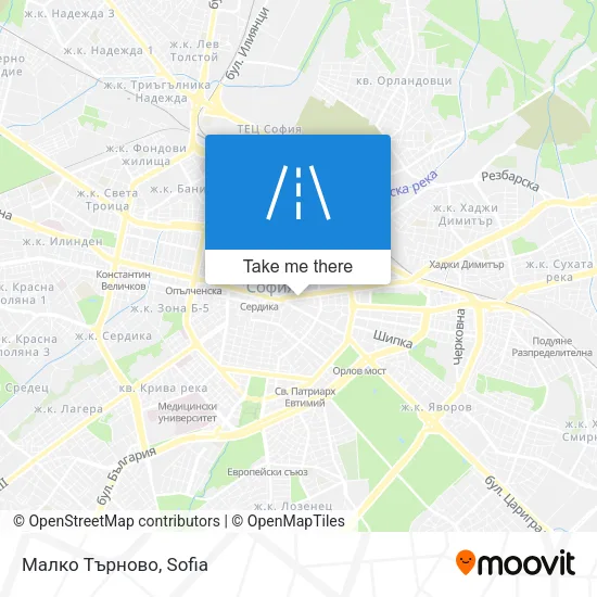 Карта Малко Търново