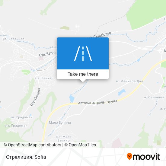 Стрелиция map