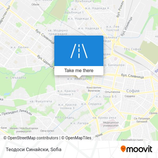 Карта Теодоси Синайски