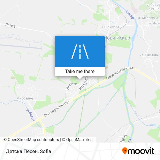 Детска Песен map