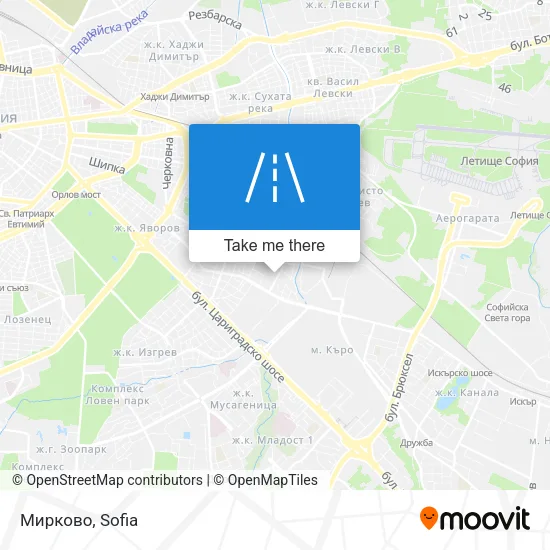 Карта Мирково