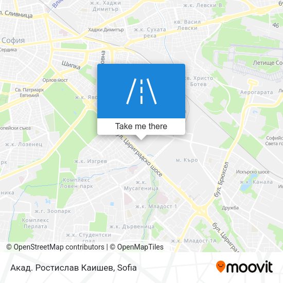 Карта Акад. Ростислав Каишев