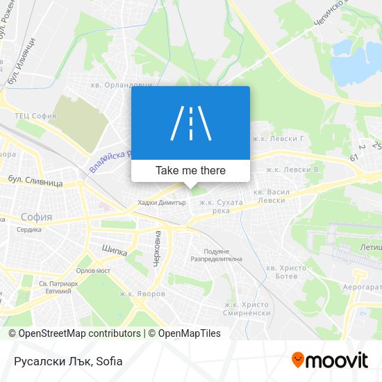 Русалски Лък map