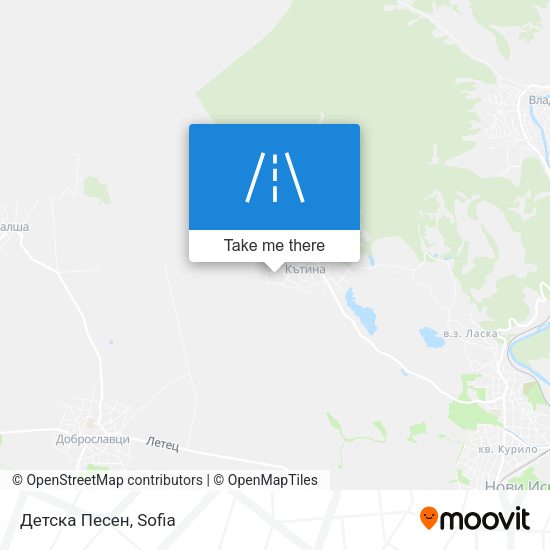 Детска Песен map