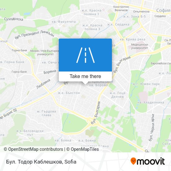 Бул. Тодор Каблешков map
