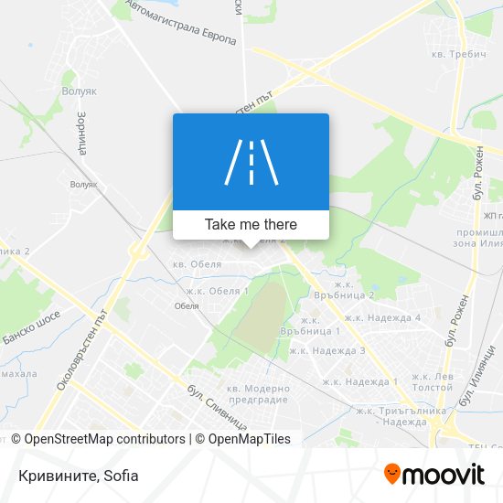 Карта Кривините