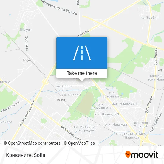 Карта Кривините