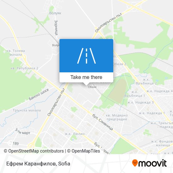 Карта Ефрем Каранфилов