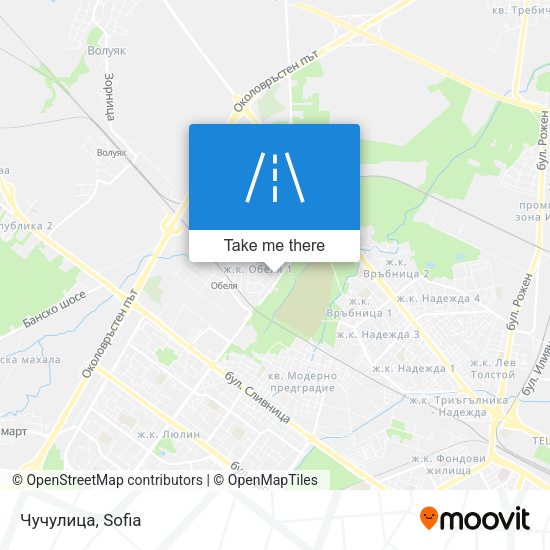Чучулица map