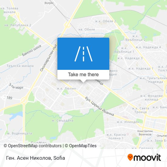 Ген. Асен Николов map