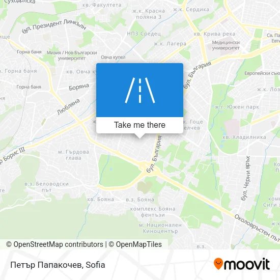 Карта Петър Папакочев