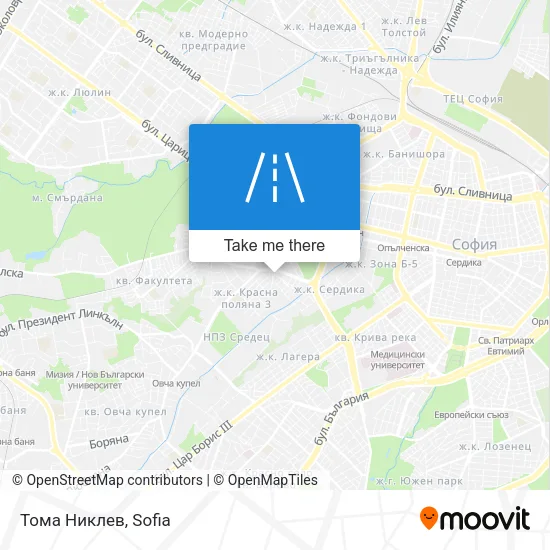Карта Тома Никлев