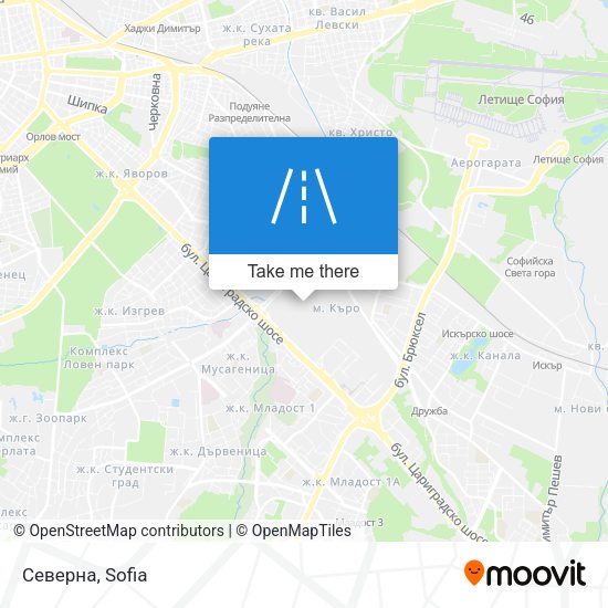 Северна map