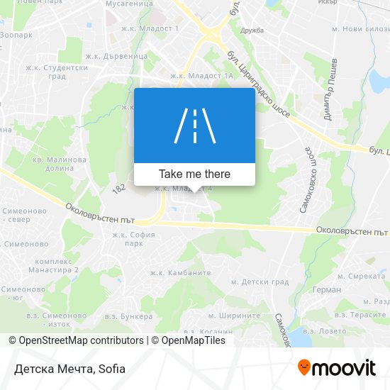Детска Мечта map