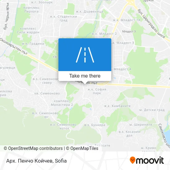 Карта Арх. Пенчо Койчев