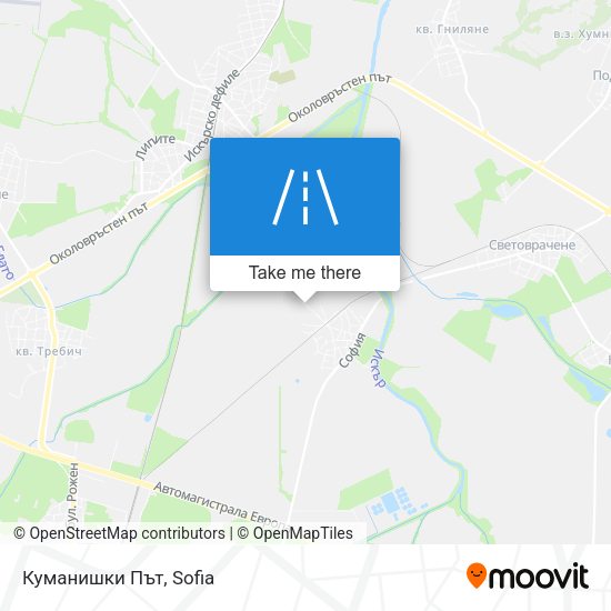 Куманишки Път map