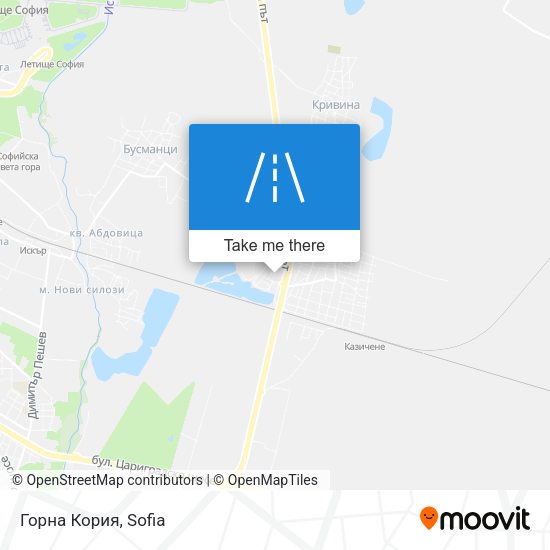 Горна Кория map