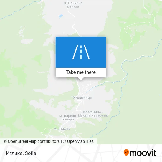 Иглика map
