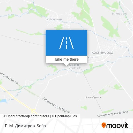 Карта Г. М. Димитров
