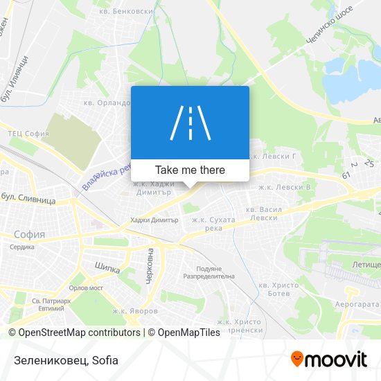 Зелениковец map