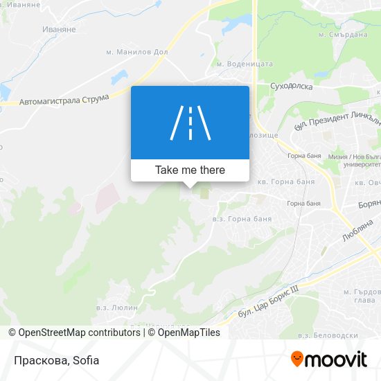Праскова map
