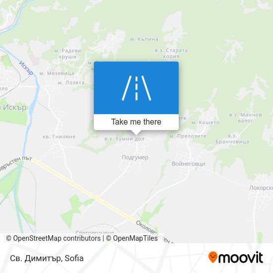 Св. Димитър map