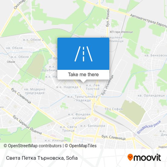 Света Петка Търновска map