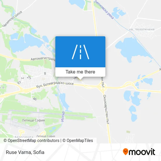 Карта Ruse   Varna