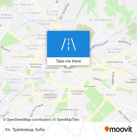 Ул. Трапезица map