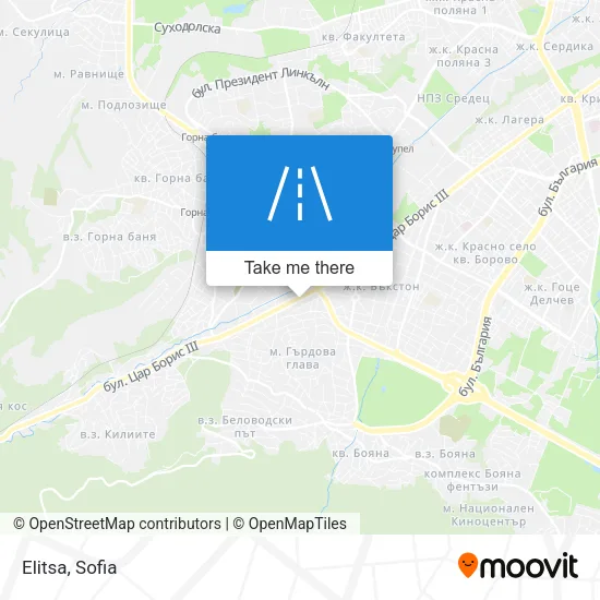 Elitsa map