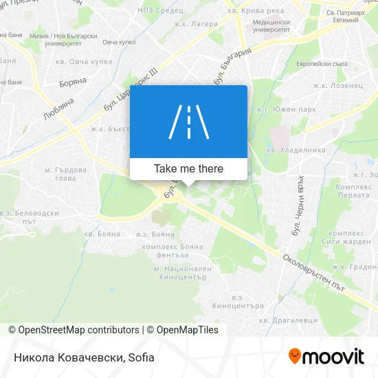 Карта Никола Ковачевски