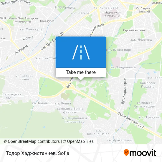Карта Тодор Хаджистанчев