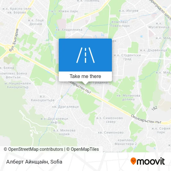 Карта Алберт Айнщайн