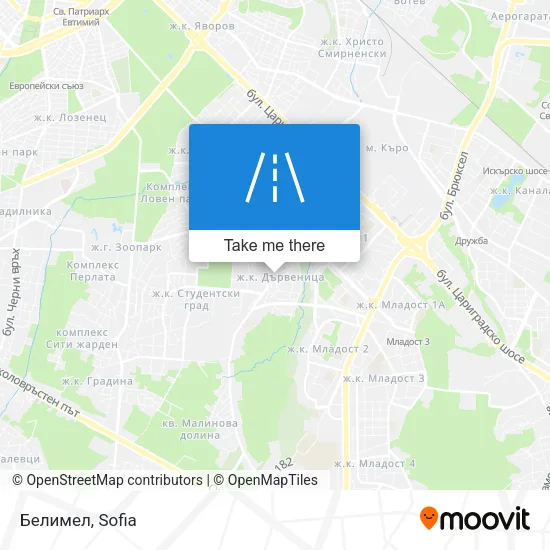 Белимел map