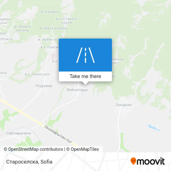 Карта Староселска