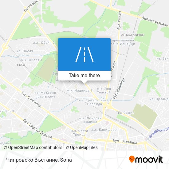 Чипровско Въстание map