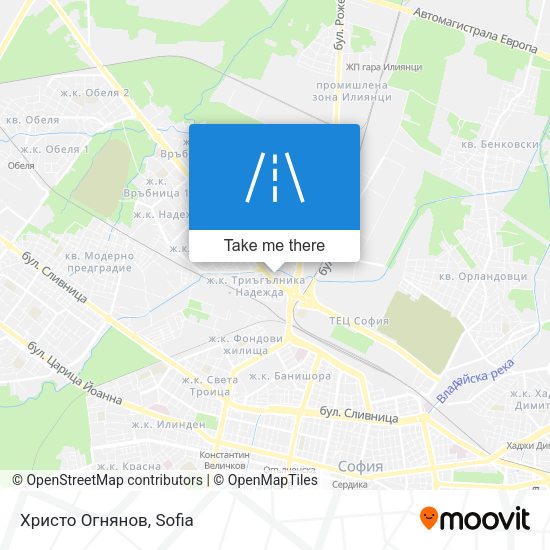 Карта Христо Огнянов