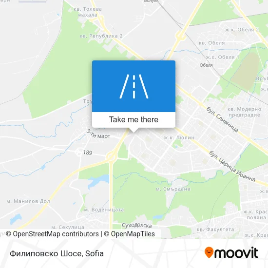 Филиповско Шосе map