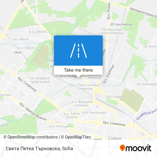 Света Петка Търновска map