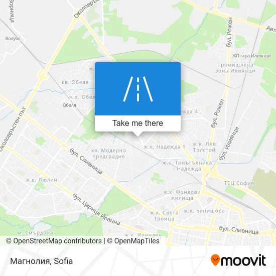 Магнолия map