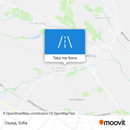 Охрид map