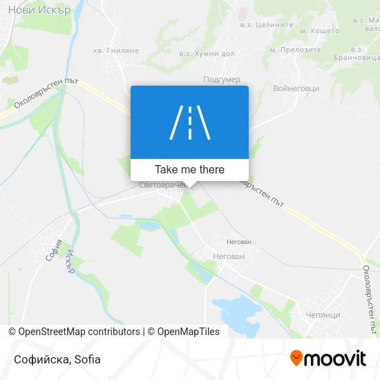 Софийска map