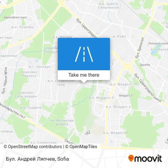 Бул. Андрей Ляпчев map