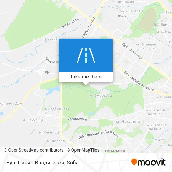 Бул. Панчо Владигеров map