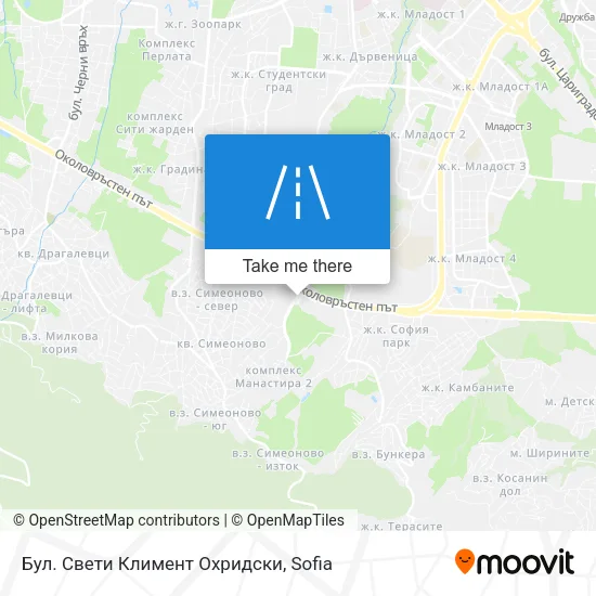 Бул. Свети Климент Охридски map