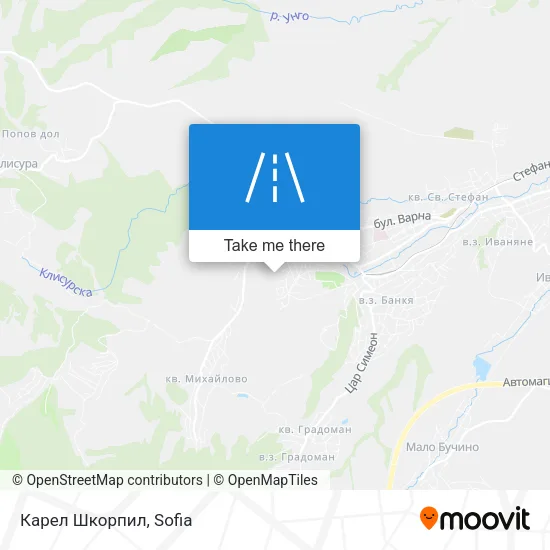 Карта Карел Шкорпил