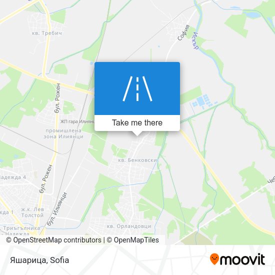 Яшарица map